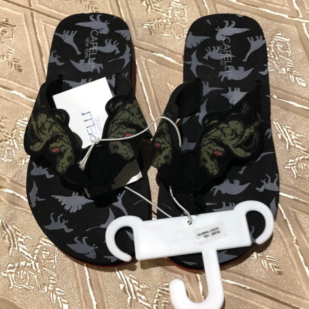 Capelli New York Girls Guys Flip Flot Size 12/13 NWT